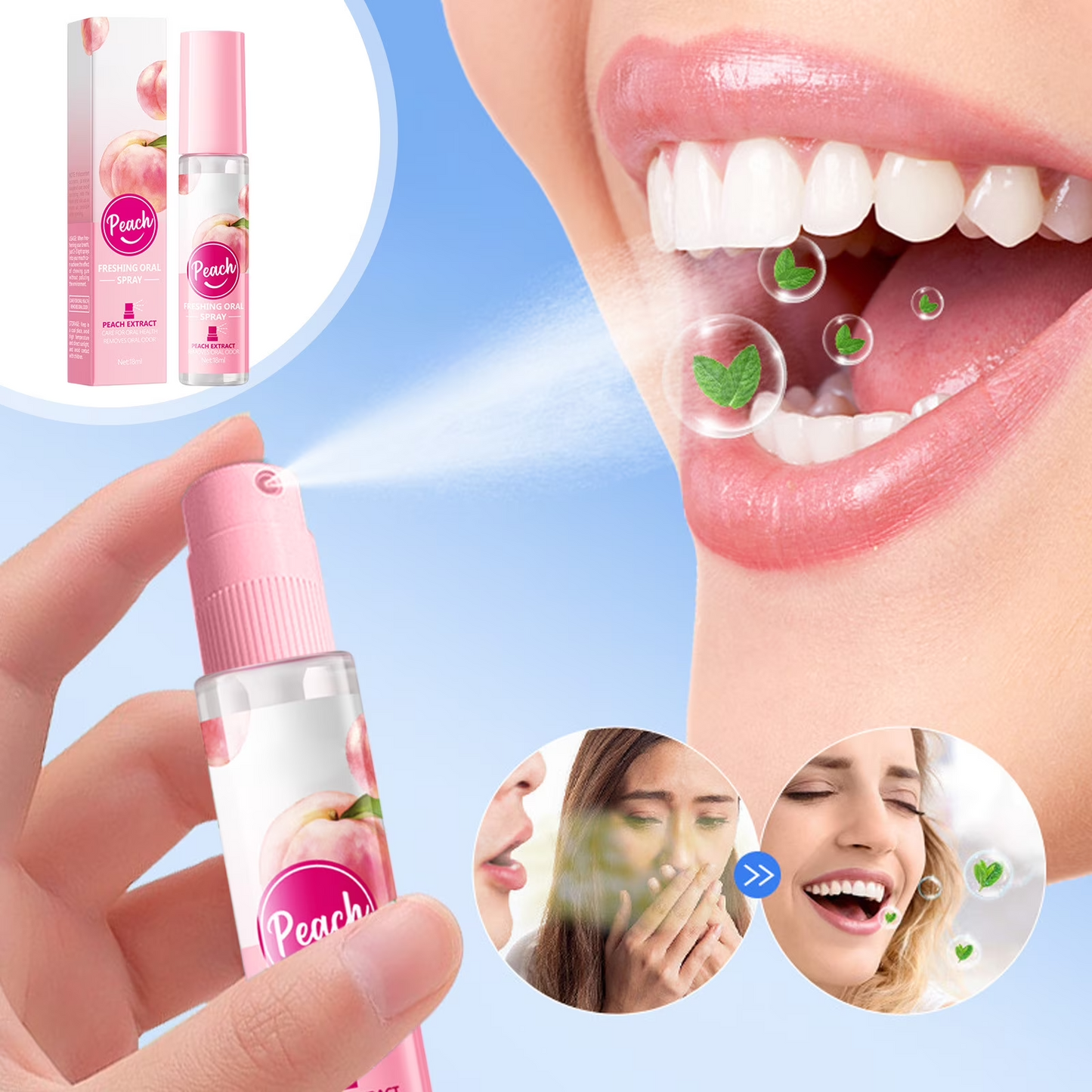FreshPeach Instant Breath Spray